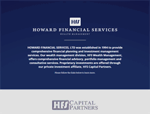 Tablet Screenshot of howardfinancialservices.com